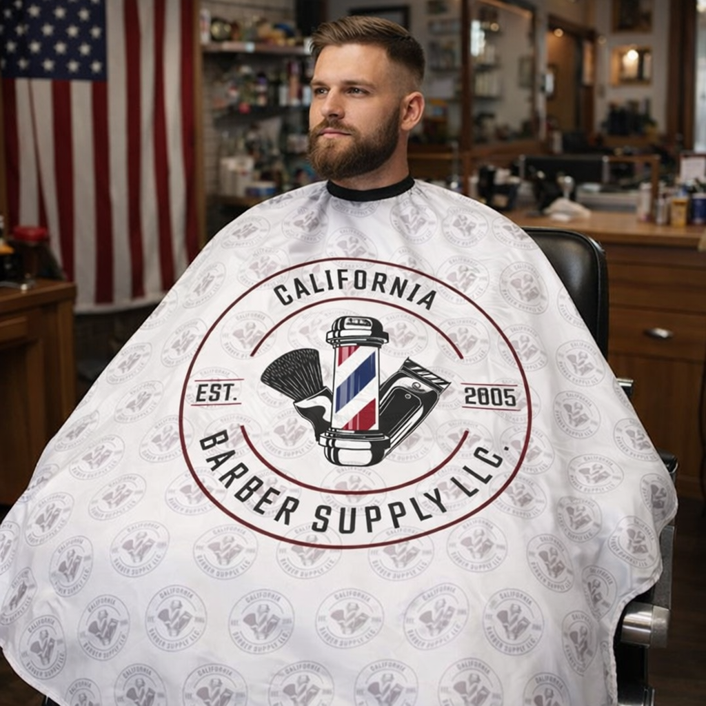 Premium Barber Cape โ California Barber Supply LLC
