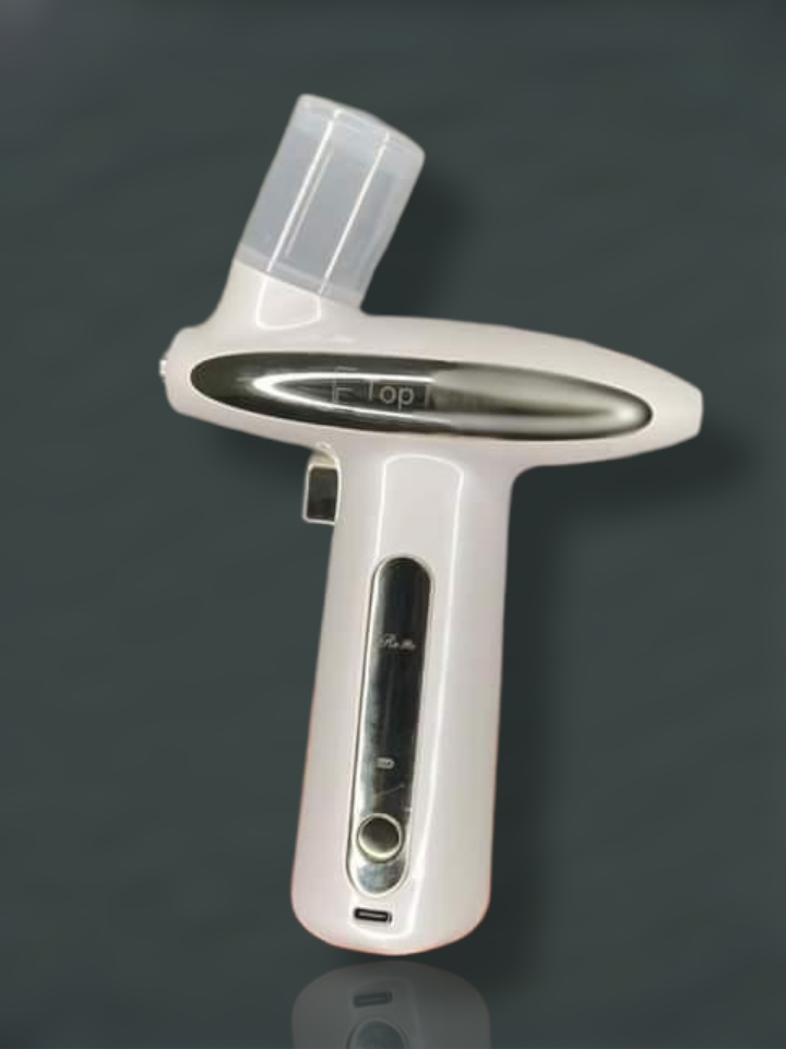 Pearl White Airbrush Gun – Professional Barber Precision Airbrush