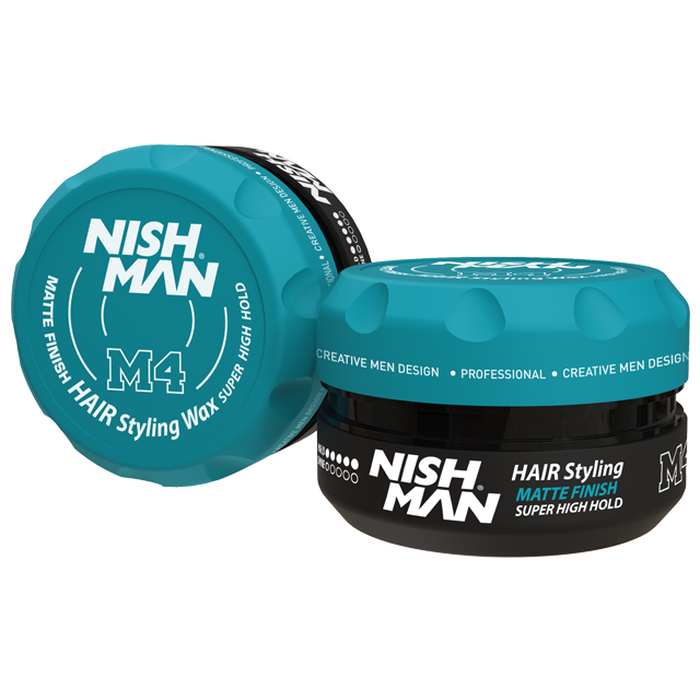 Nishman Matte Finish Hair Styling Super High Hold Wax 100ml M4
