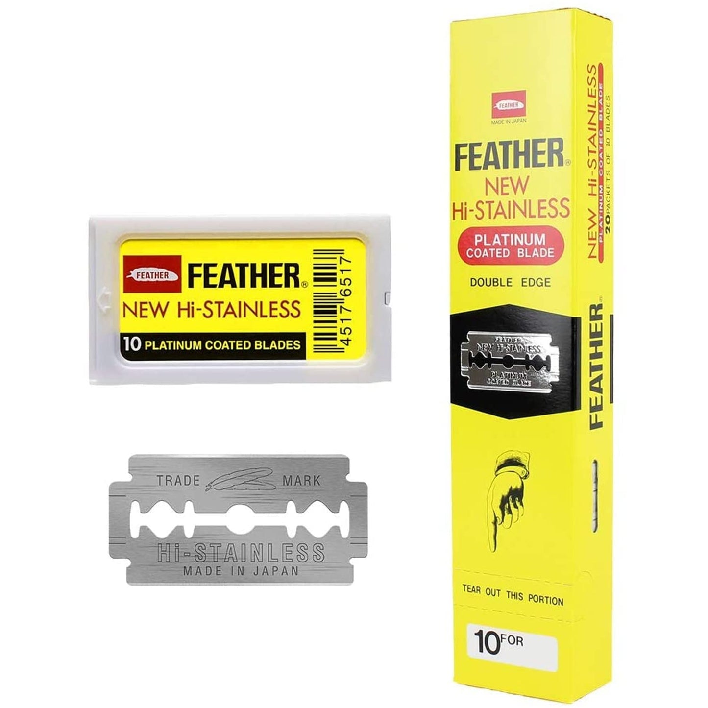 Feather Double Edge Razor Blades