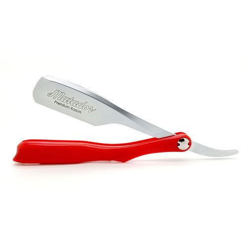 Matador Premium Red Handle Shavette & 100 Derby Premium Blades