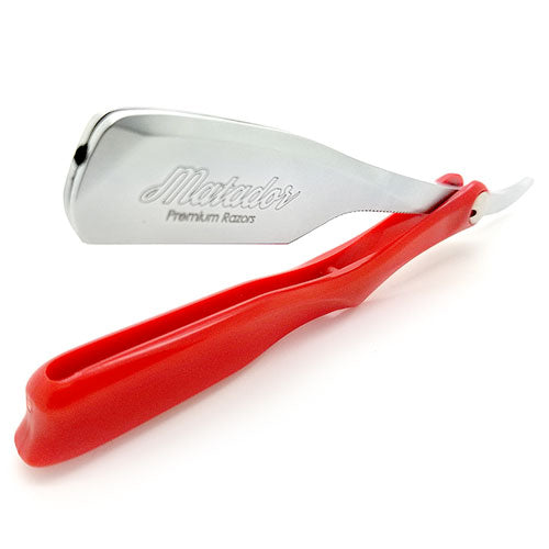 Matador Premium Red Handle Shavette & 100 Derby Premium Blades