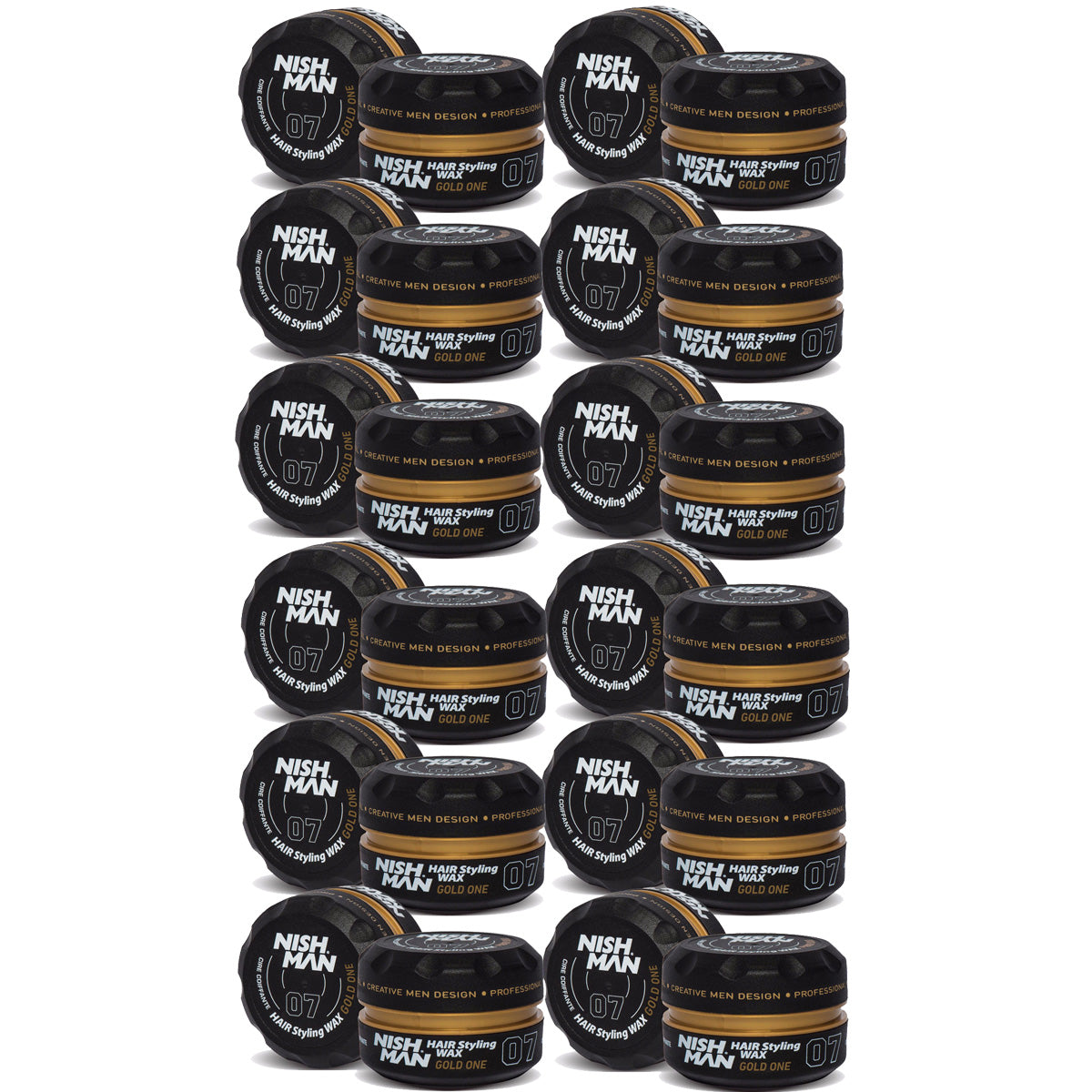 Nishman Hair Styling Wax Gold One 07