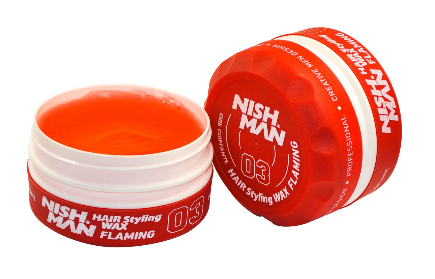 Nishman Hair Styling Cherry Red Wax 03