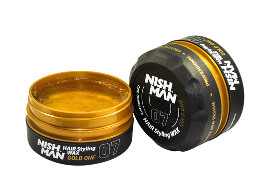 Nishman Hair Styling Wax Gold One 07