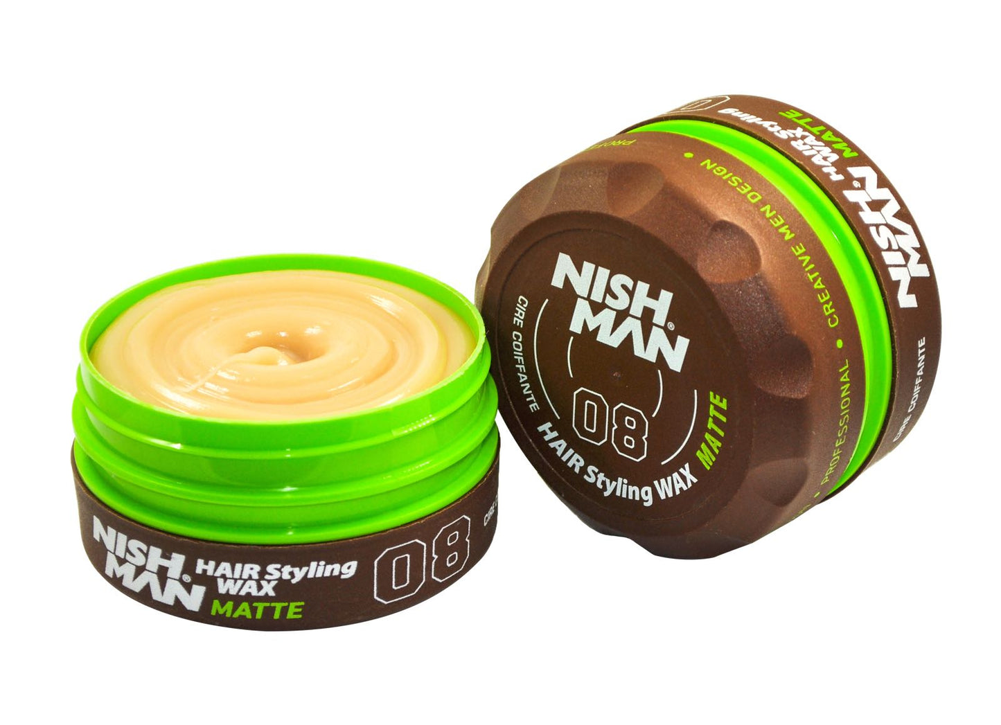 Nishman Hair Styling Strong Matte Wax 08