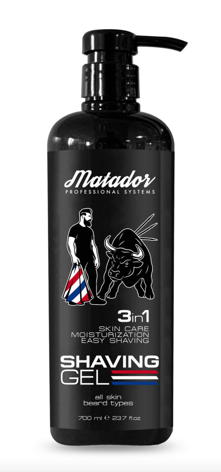 Matador Moisturizing Shaving Gel 700ml + 100 Derby Blades Pre-cut