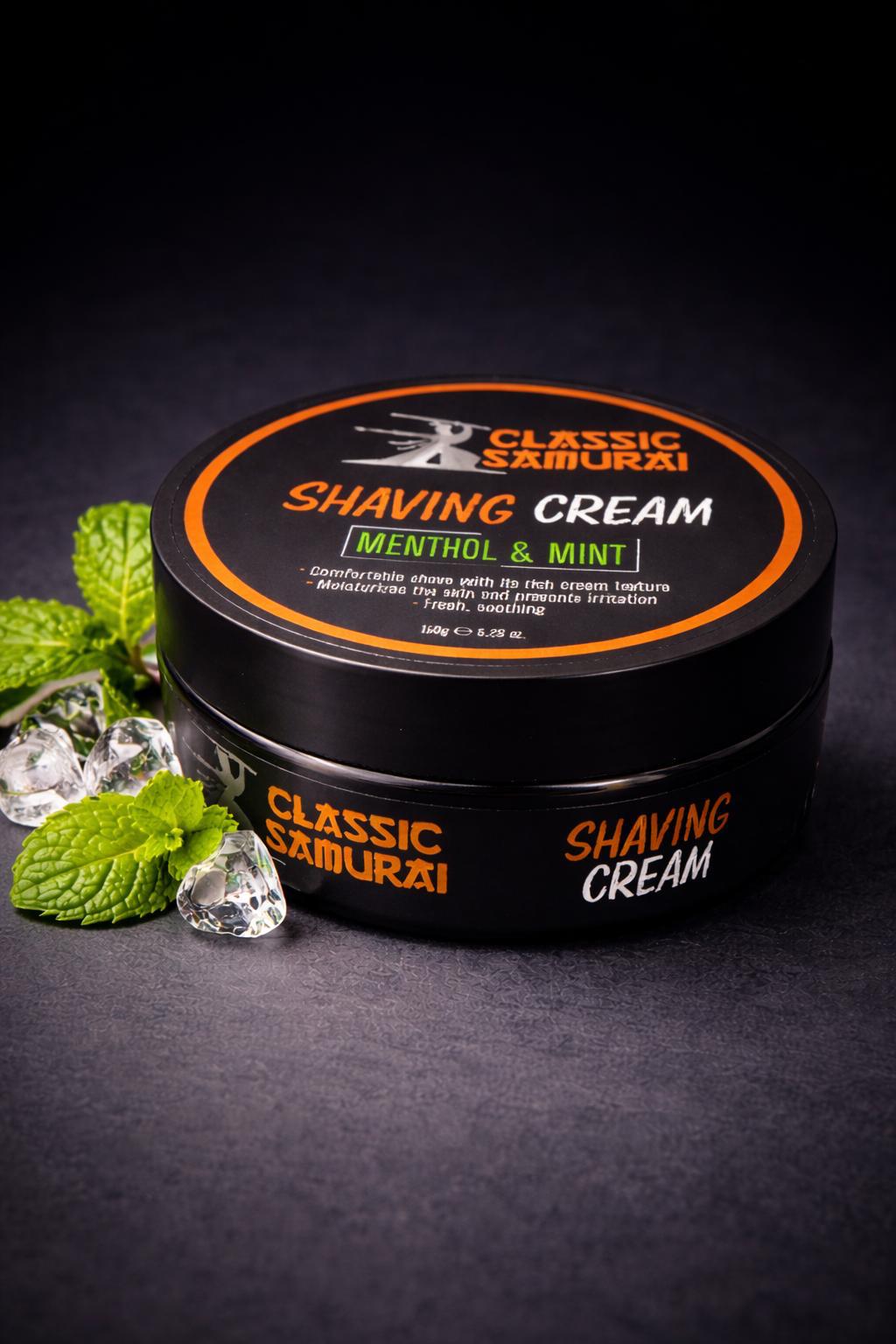 Combo  of Classic Samurai Shaving Cream  , After Shave 500 Ml