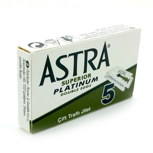 Astra Platinum Double Edge Razor Blades – California Barber Supply