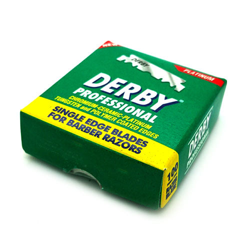 Derby Professional Single Edge Razor Blades, 100 Count