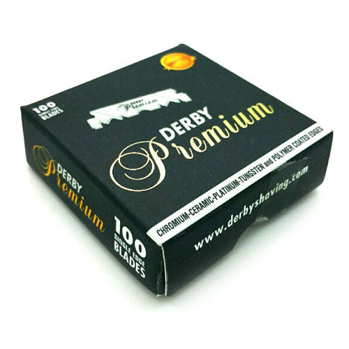Derby Professional PREMIUM Single Edge Razor Blades, 100 Count
