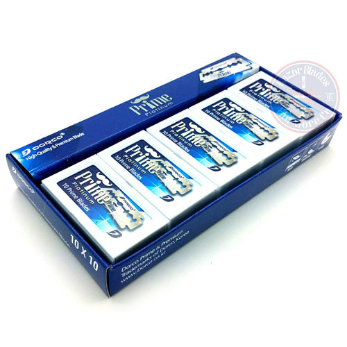 2  Dorco Prime Platinum Double Edge Razor Blades 100 Each