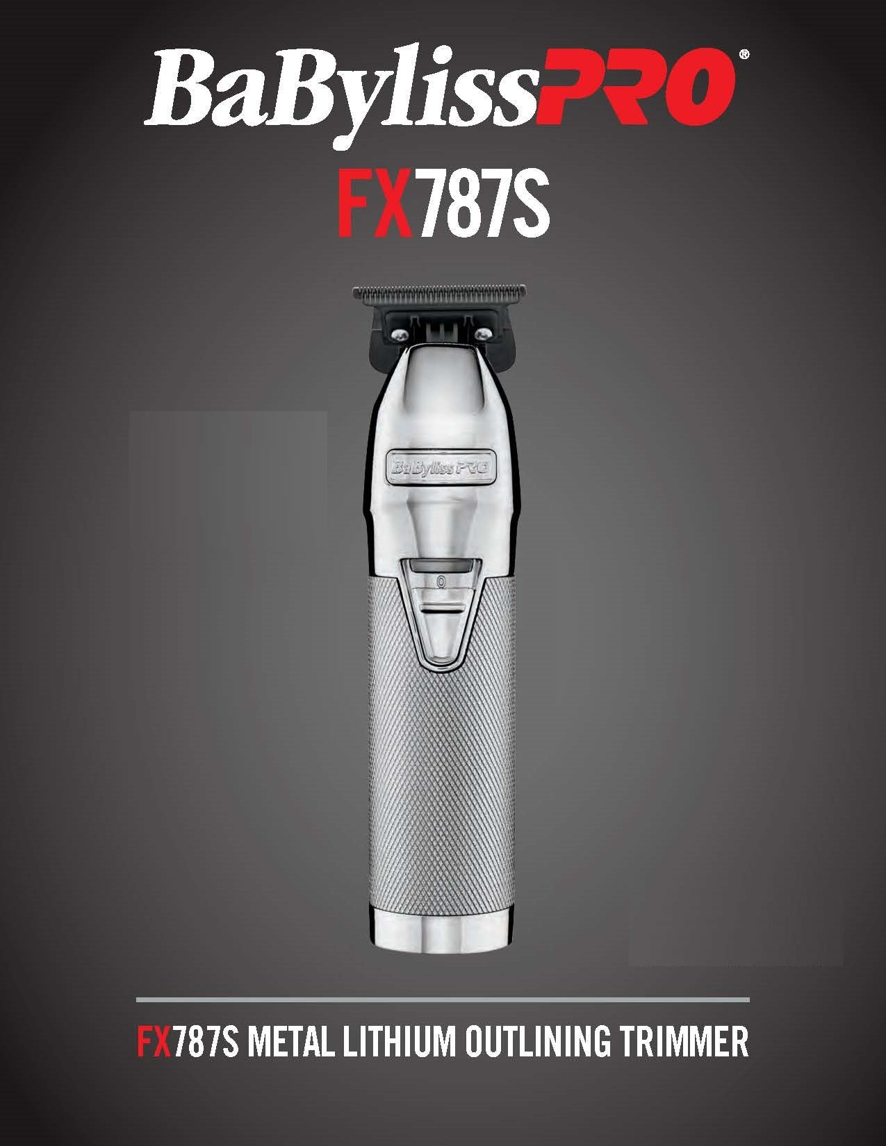 BaByliss Pro FX787S Silver Skeleton Trimmer – California Barber Supply