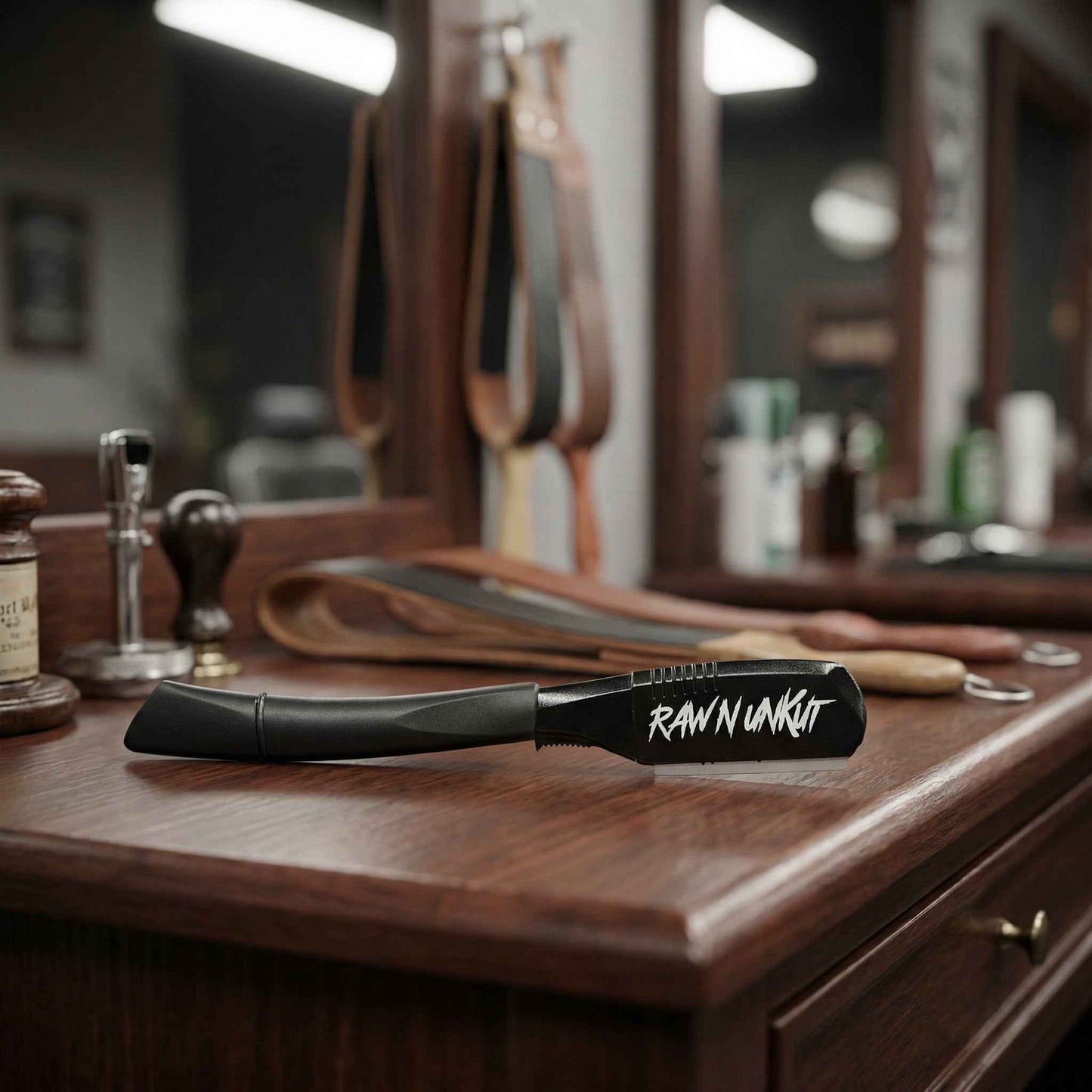 Raw N Unkut Razor Holder with 100-Blade Combo Pack