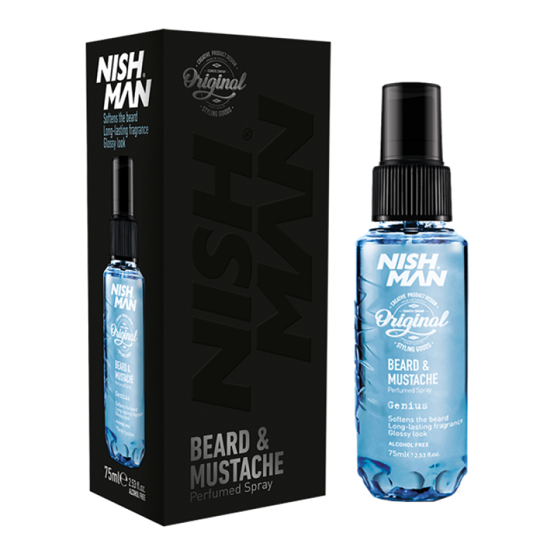 Nishman Beard & Mustache Parfumed Spray Genius 75 ml