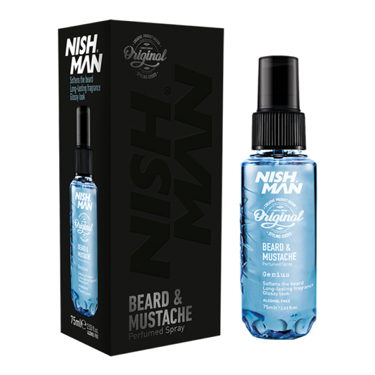 Nishman Beard & Mustache Parfumed Spray Genius 75 ml