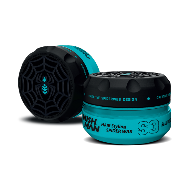 NISHMAN Spider Web Effect Hair Wax S3 BlueWeb
