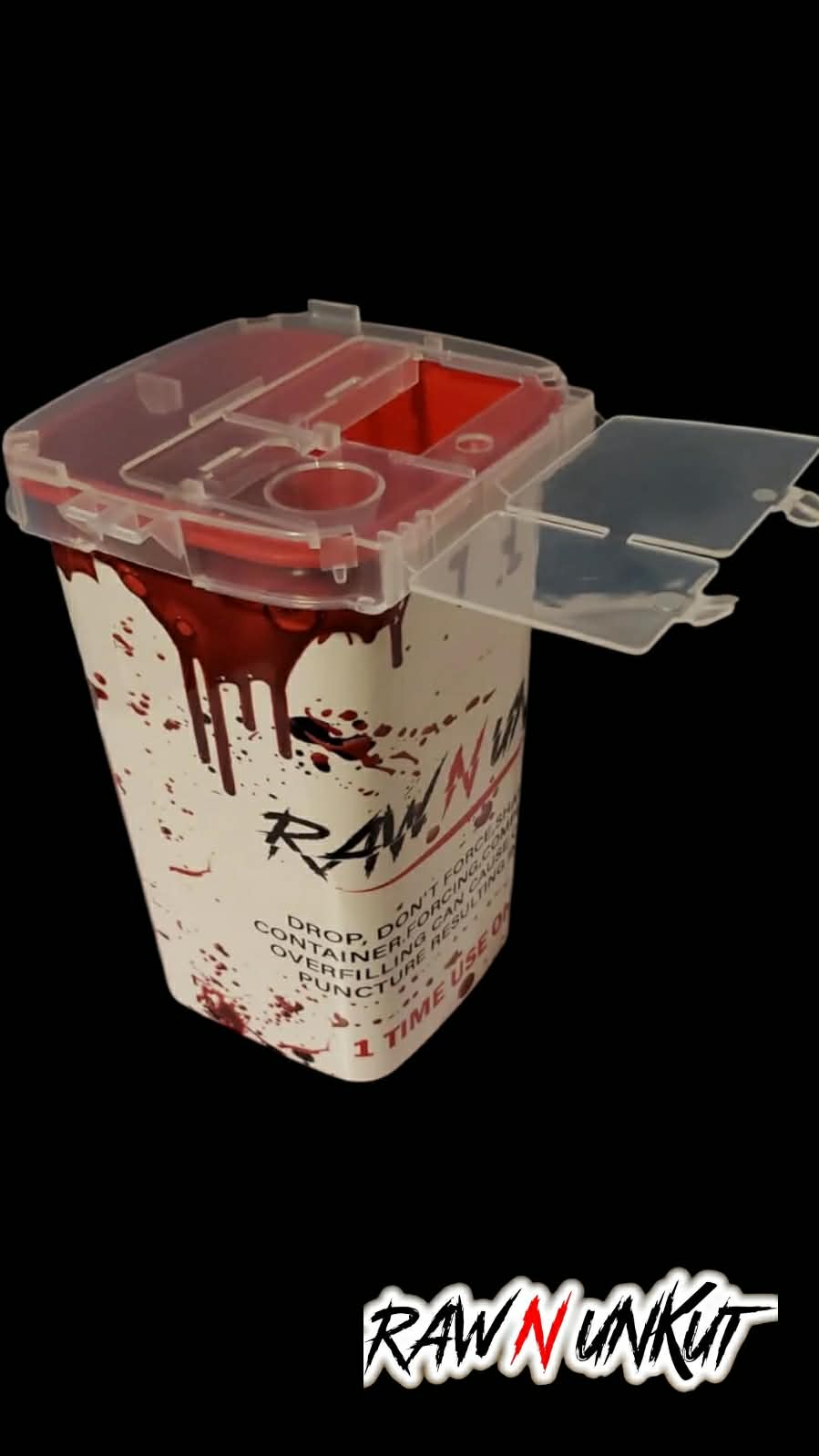 Raw N Unkut Barber Blade Container - Premium Storage Solution for Sharp Blades