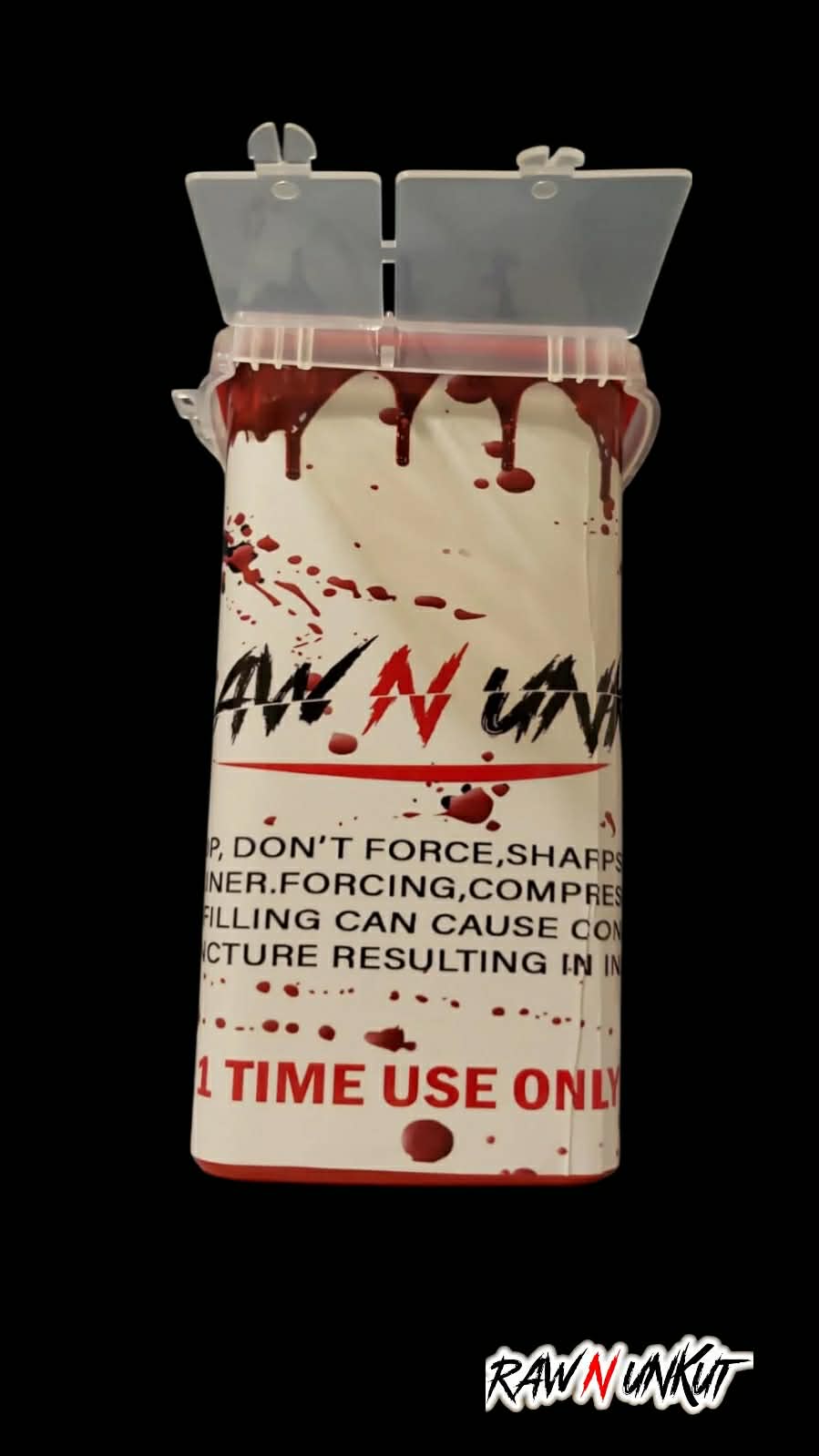 Raw N Unkut Barber Blade Container - Premium Storage Solution for Sharp Blades
