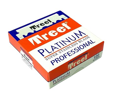 Treet Platinum Professional Single Edge Razor Blades, 100 blades