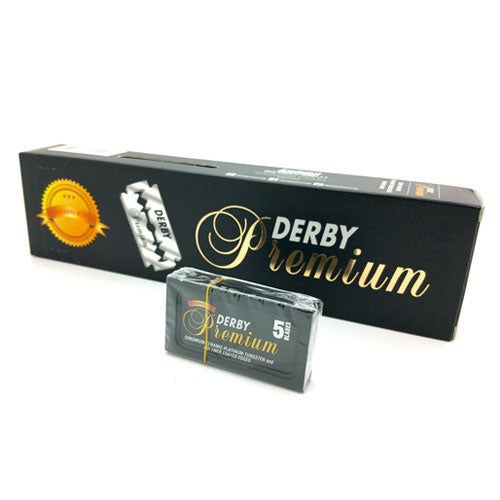 Derby Extra Premium Platinum Swedish Steel Barber Double Edge Razor Blades