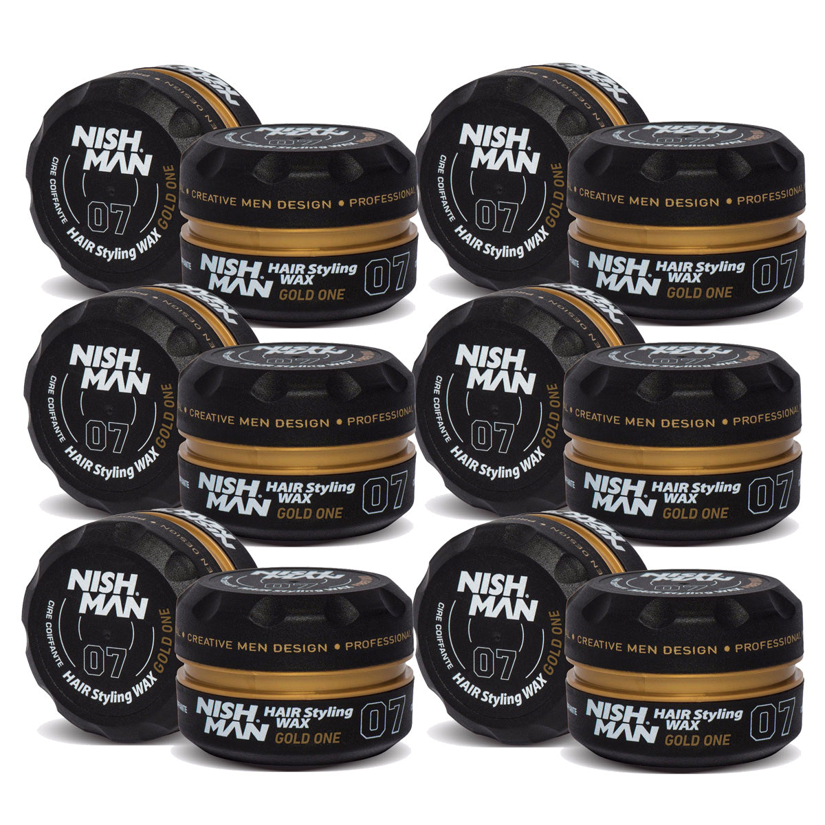 Nishman Hair Styling Wax Gold One 07