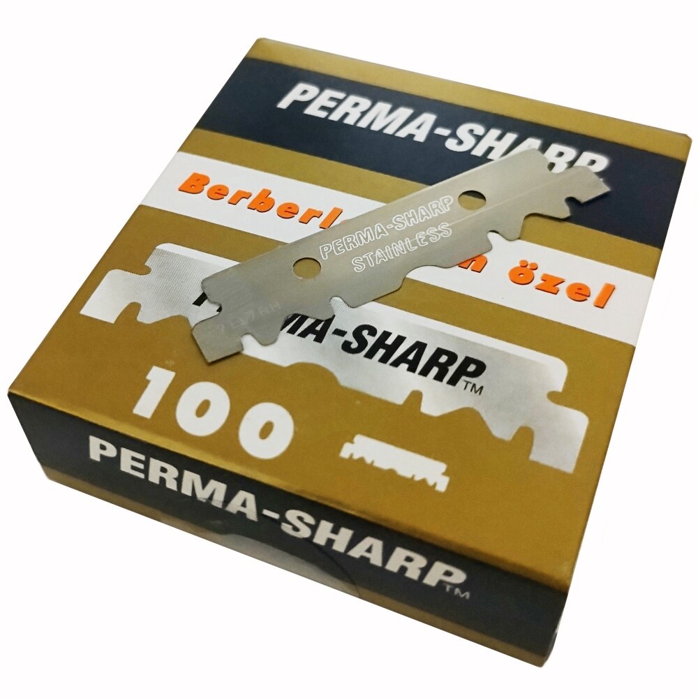 Perma-Sharp Single Edge Razor Blades - 100 Blades