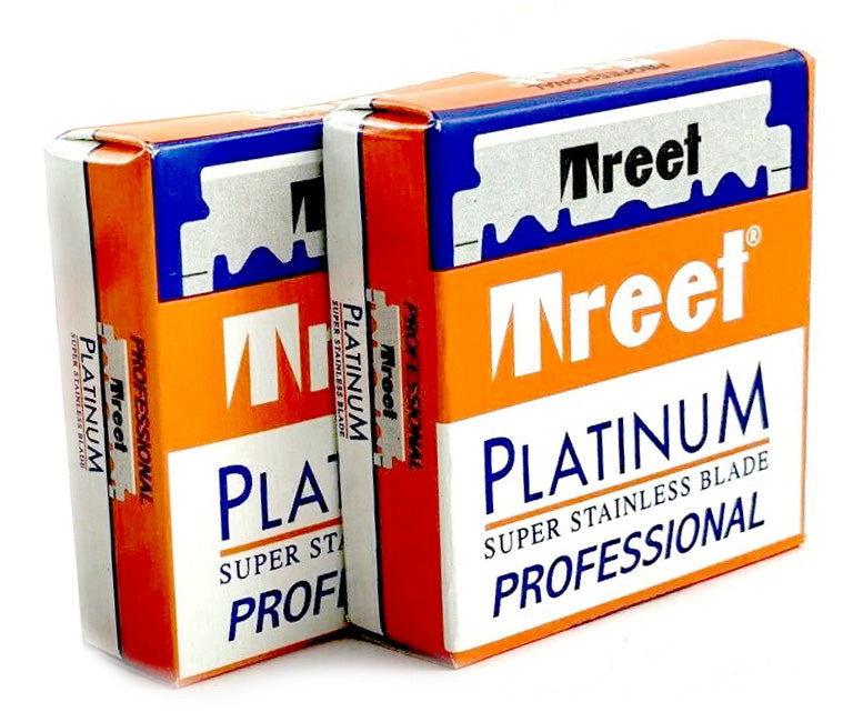Treet Platinum Professional Single Edge Razor Blades, 100 blades